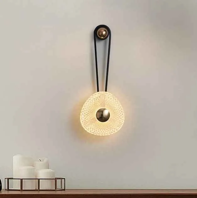 Wall Decor Light Metal & Circle Type (Model: CW-4368/BK)